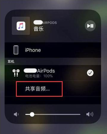 饶河苹果14音频维修点分享iPhone14音频共享设置方法 