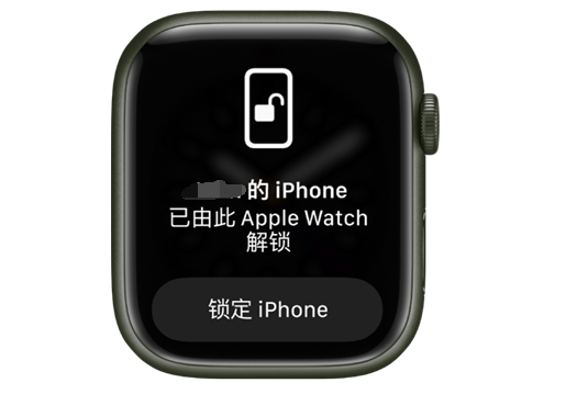 饶河苹果手机维修分享用 AppleWatch 解锁配备面容 ID 的 iPhone方法 