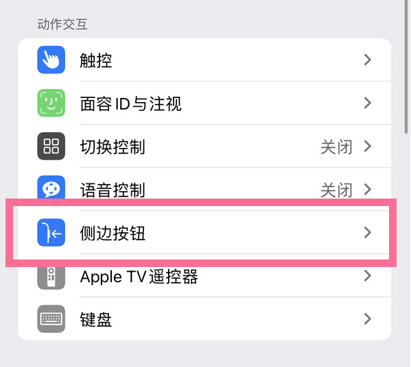 饶河苹果14维修店分享iPhone14 Plus侧键双击下载功能关闭方法 