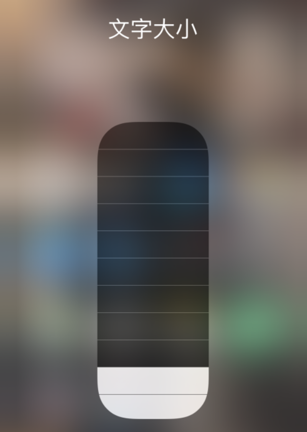 饶河苹果手机维修分享小技巧：在 iPhone 控制中心快速调节字体大小 